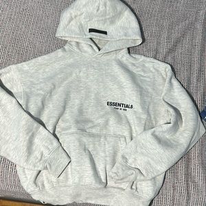 Essential fear of god off-white hoodie